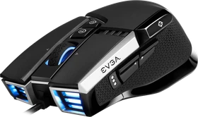 EVGA X17 Gaming Maus schwarz, USB (903-W1-17BK-K3 / 903-W1-17BK-KR)