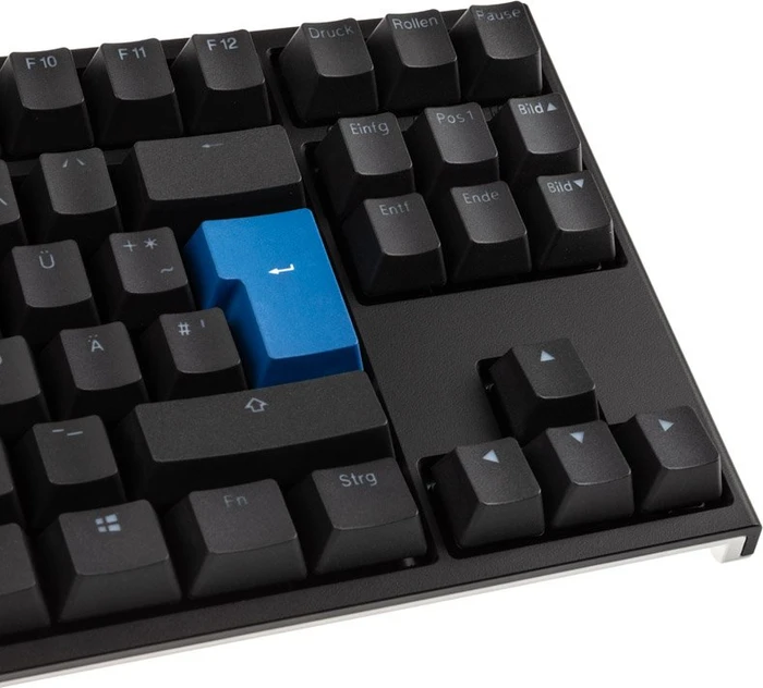 Ducky One 2 TKL PBT, LEDs weiß, schwarz, MX RED, USB, DE