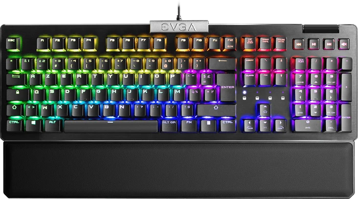 EVGA Z15, LEDs RGB, schwarz, Kailh SPEED Silver, USB, FR