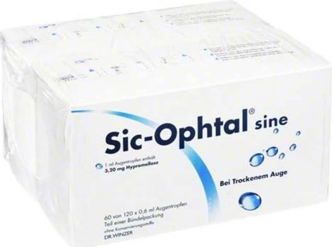 Sic-Ophtal sine Augentropfen, 72ml (120x 0.6ml)