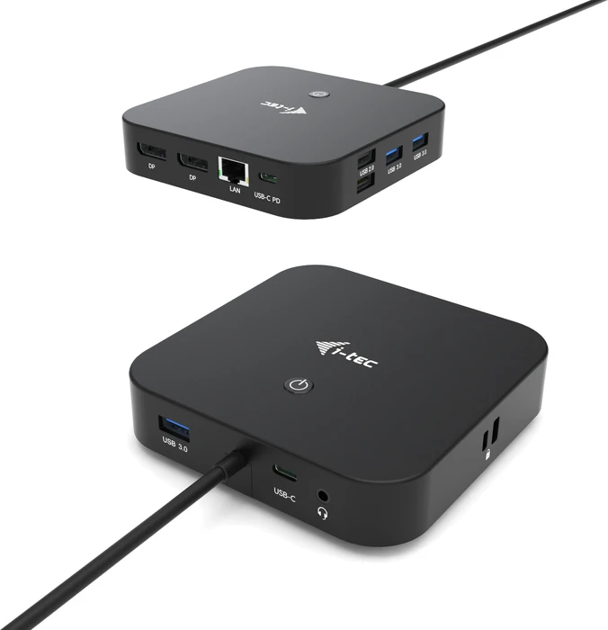 i-tec USB-C Dual Display Docking Station, inkl. Netzteil, USB PD 100W, USB-C 3.1 [Stecker]
