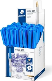 Staedtler Stick 430 Kugelschreiber blau, 50er-Pack