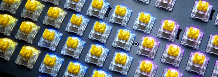 Razer BlackWidow V4 Pro, Razer YELLOW Linear Gen-3, USB, FR