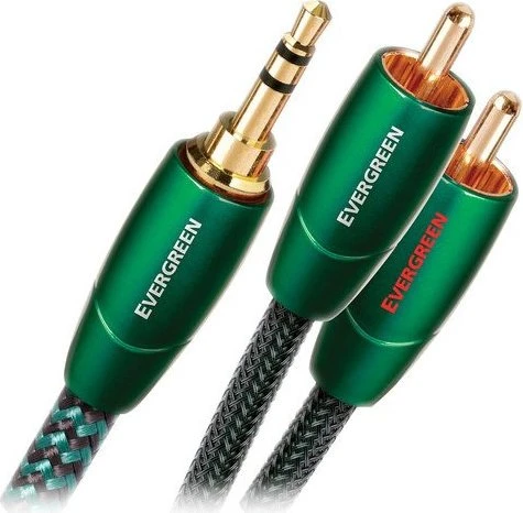 Audioquest Evergreen 3.5mm Klinke/Composite Audio Kabel 1m grün