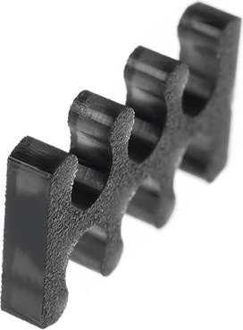Alphacool Eiskamm X6 Kabelkamm 3mm, schwarz, 4er-Pack