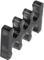 Alphacool Eiskamm X6 Kabelkamm 3mm, schwarz, 4er-Pack Vorschaubild