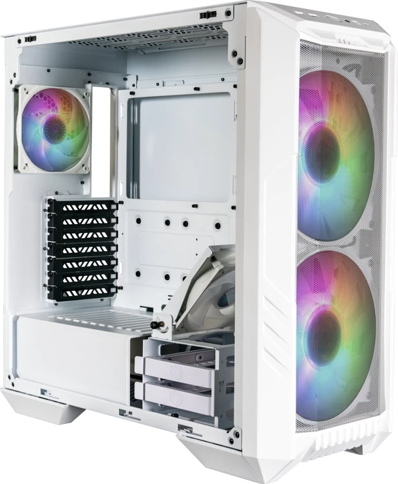 Cooler Master HAF 500, weiß, Glasfenster