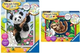 Ravensburger Malen nach Zahlen Niedliche Faultiere