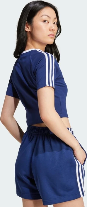 adidas 3-Streifen Baby T-Shirt kurzarm dark blue (Damen)