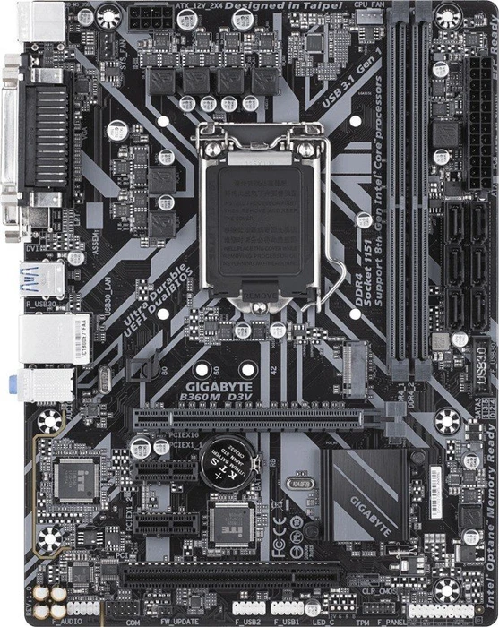 GIGABYTE B360M D3V (Intel 1151 v2)