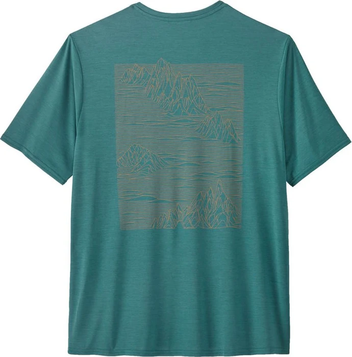 Patagonia Capilene Cool Daily Graphic: Stratapeaks T-Shirt kurzarm strataspire: wetland blue (Herren)