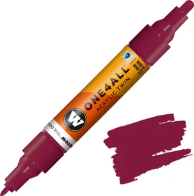 Molotow ONE4ALL Twin 1.5/4mm Acrylmarker burgundrot