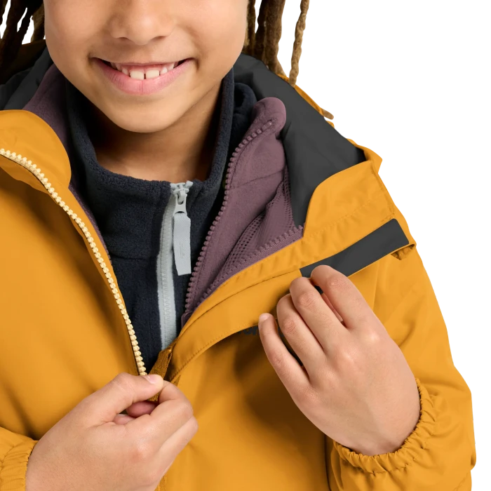 Jack Wolfskin Iceland 3in1 Funktionsjacke burly yellow JW (Junior)