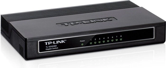 TP-Link TL-SG1008D Desktop Gigabit Switch, 8x RJ-45