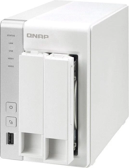 QNAP Turbo Station TS-220, 512MB RAM, 1x RJ-45 1000Base-T, 2x USB-A 3.0