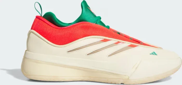 adidas Dame 9 warm vanilla/lucid red/warm sandstone