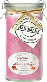 Candle Factory Mini Jumbo Duftkerze melone & grapefruit, 1 Stück
