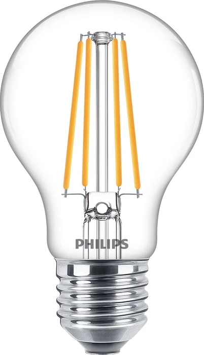 Philips Classic LED Birne ND E27 8.5-75W/827 A60 CL