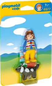 playmobil 1.2.3 Frau mit Hund