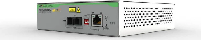 Allied Telesis PC2000/SC, RJ-45, SC-Duplex, PoE+