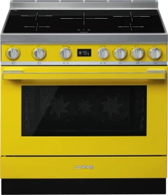 Smeg Portofino CPF9IPYW Elektroherd mit Induktionskochfeld