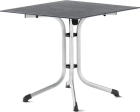 Sieger Boulevard Polytec Klapptisch 80x80cm graphit/schieferdekor anthrazit
