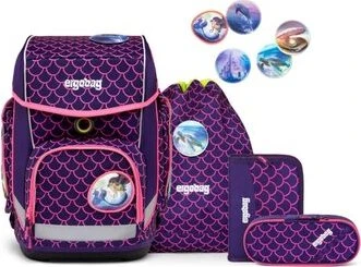 Ergobag Cubo Perlentauchbär Schulrucksack-Set, 5-tlg.