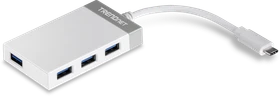 TRENDnet TUC-H4E USB-Hub, 4x USB-A 3.0, USB-C 3.0 [Stecker] (TUC-H4E)