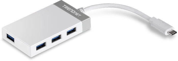 TRENDnet TUC-H4E USB-Hub, 4x USB-A 3.0, USB-C 3.0 [Stecker]