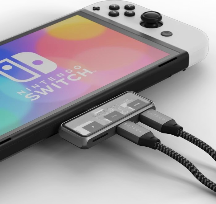 Satechi Mobile XR Hub with microSD Reader, grau, USB-C 3.0 [Stecker]