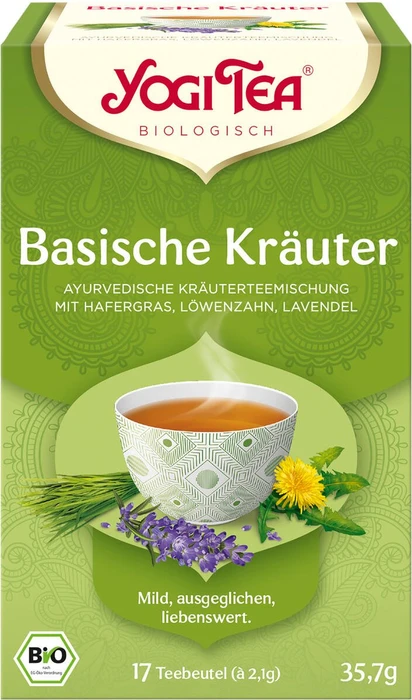 Yogi Tea Basische Kräuter Tee Beutel, 17 Stück