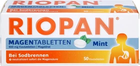 Dr.Kade Pharma Riopan Mint 800mg Kautabletten, 50 Stück