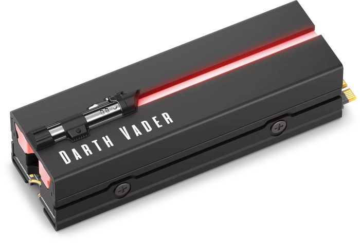 Seagate FireCuda 530 Heatsink SSD +Rescue - Lightsaber Collection Special Edition 2TB, M.2 2280 / M-Key / PCIe 4.0 x4, Kühlkörper
