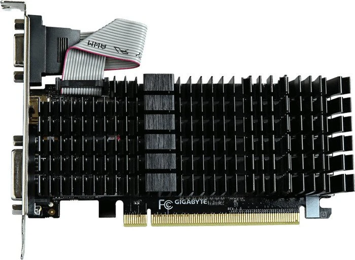 GIGABYTE GeForce GT 710 passiv, 1GB DDR3, VGA, DVI, HDMI