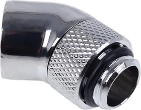 Alphacool Eiszapfen 45° Winkeladapter G1/4", drehbar, verchromt