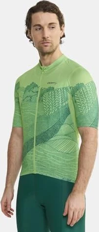 Craft Adv Endur Graphic Trikot kurzarm spruce twig (Herren)