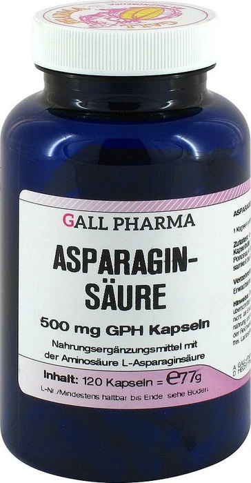 ASPARAGINSÄURE 500 mg GPH Kapseln 120 St.