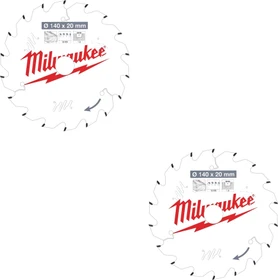 Milwaukee CSB P W ATB Kreissägeblatt-Set, 165x20mm, 2-tlg.