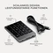 Satechi Aluminum Slim Wireless Keypad (USB-C), Space Gray, Bluetooth Vorschaubild