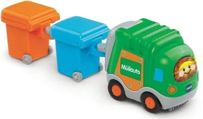 VTech Tut Tut Baby Flitzer Müllauto & 2 Mülltonnen