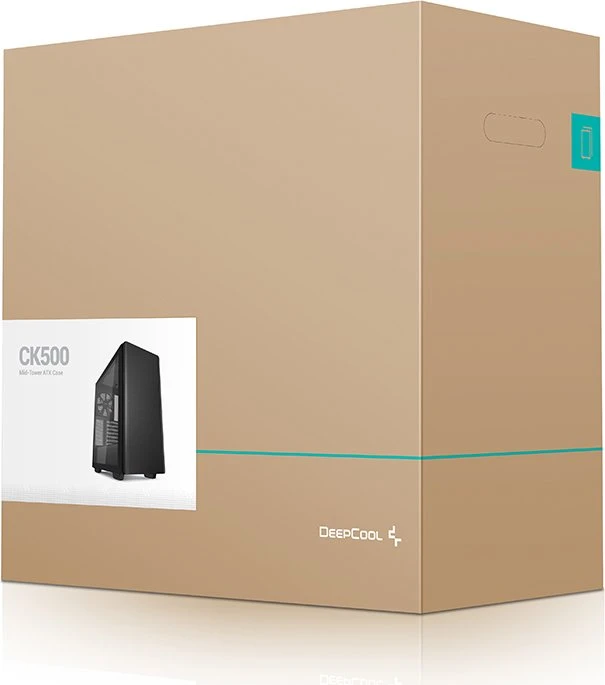 DeepCool CK500, schwarz, Glasfenster