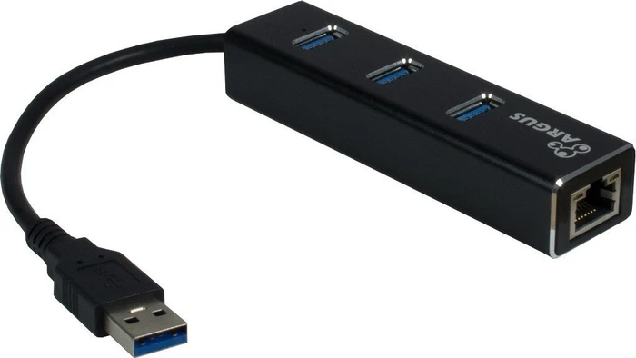 Inter-Tech Argus IT-310, RJ-45, USB-A 3.0 [Stecker]