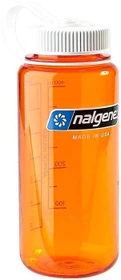 Nalgene Wide Mouth Trinkflasche 500ml orange/weiß
