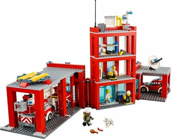 LEGO City Feuerwehr - Große Feuerwehrstation