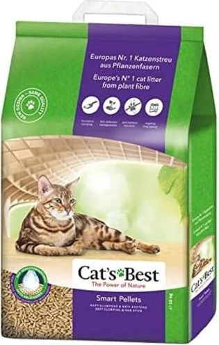 Cat's Best Smart Pellets Öko-Katzenstreu für Langhaarkatzen, 20l