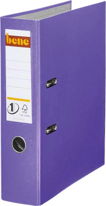 Bene No.1 Ordner 2-Ring, 80mm, A4, violett (291400vi)
