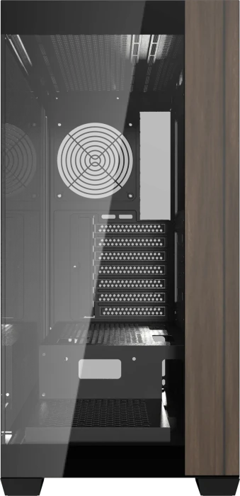 DarkFlash DS900W Black, Glasfenster