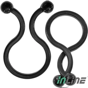 InLine Twist-Kabelbinder, schwarz, 10 Stück