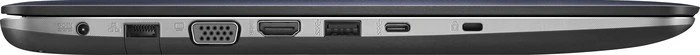 ASUS VivoBook F556UQ-DM705T, Navy Blue, Core i5-7200U, 8GB RAM, 128GB SSD, 1TB HDD, GeForce 940MX, DE