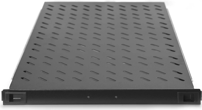 Digitus ausziehbarer Fachboden für Netzwerk- und Serverschränke, 19", schwarz, 1000mm Einbautiefe, 1HE